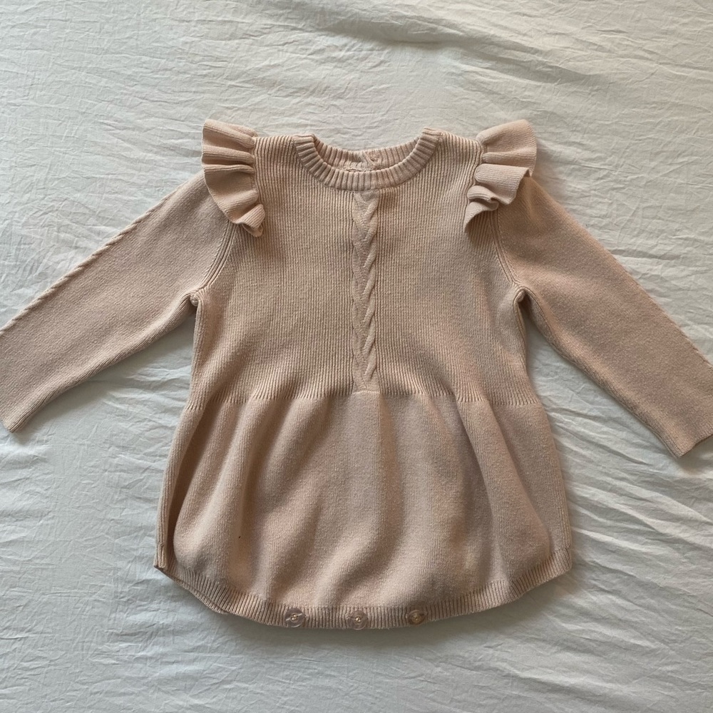 Dusty pink romper